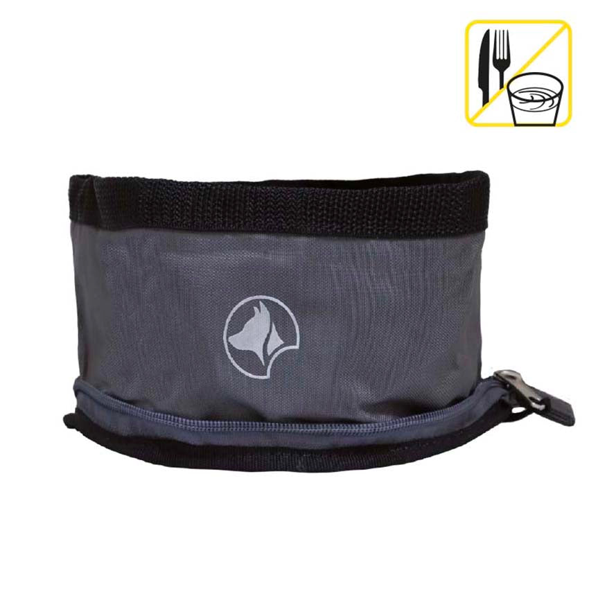 croci-hiking-gamelle-pliable-chien-voyage-2-4-l-noire image 1