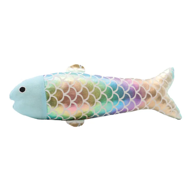 croci-lumifish-jouet-chat-herbe-chat-poisson-30-cm-stimulant image 1