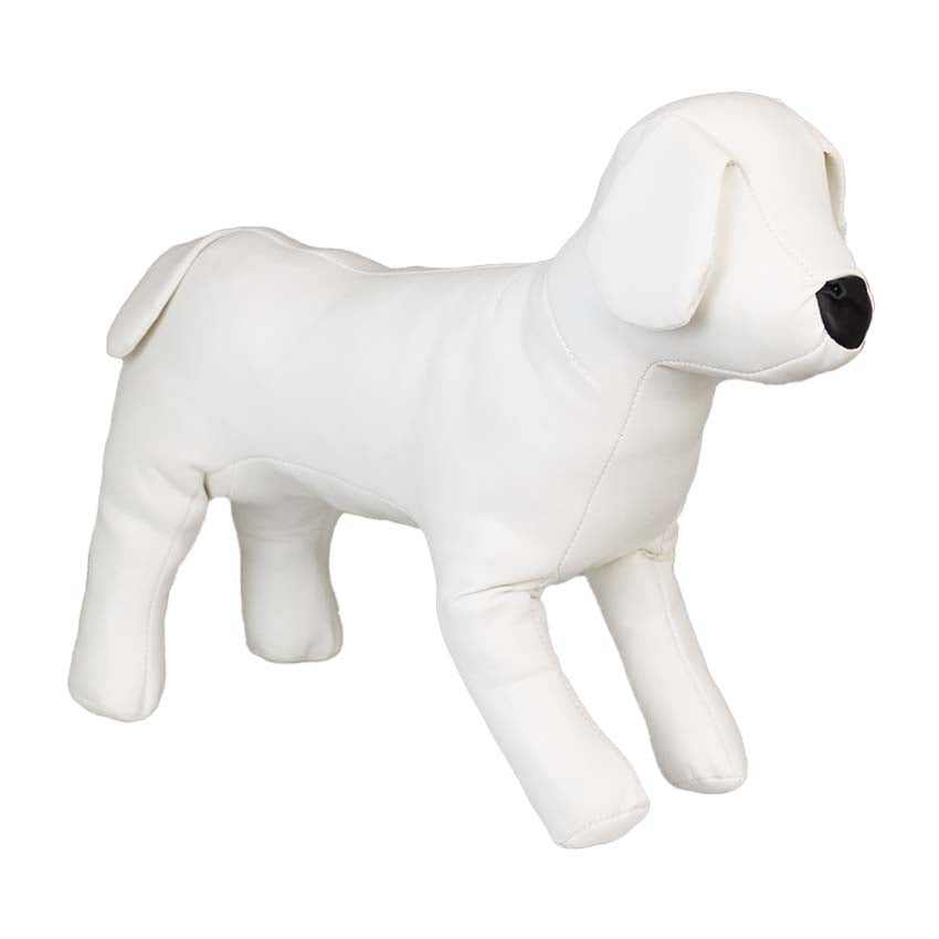 croci-mannequin-chien-simili-cuir-blanc-30-cm image 4