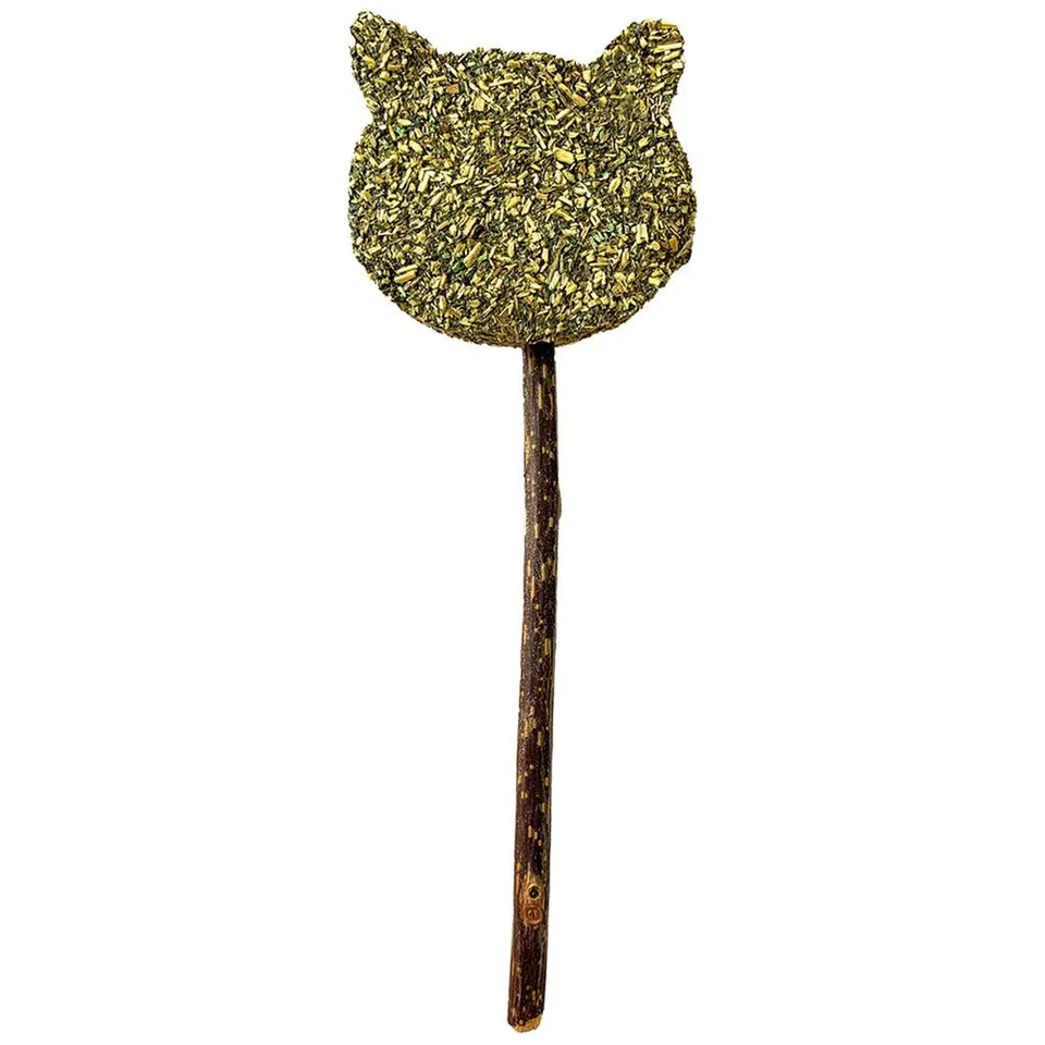croci-euphoria-stick-cat-face-jouet-chat-matatabi-14-cm image 1