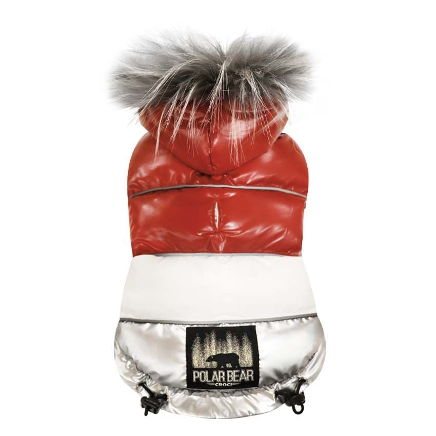 croci-polar-bear-manteau-chien-bleu-40-cm-imperm-able image 2