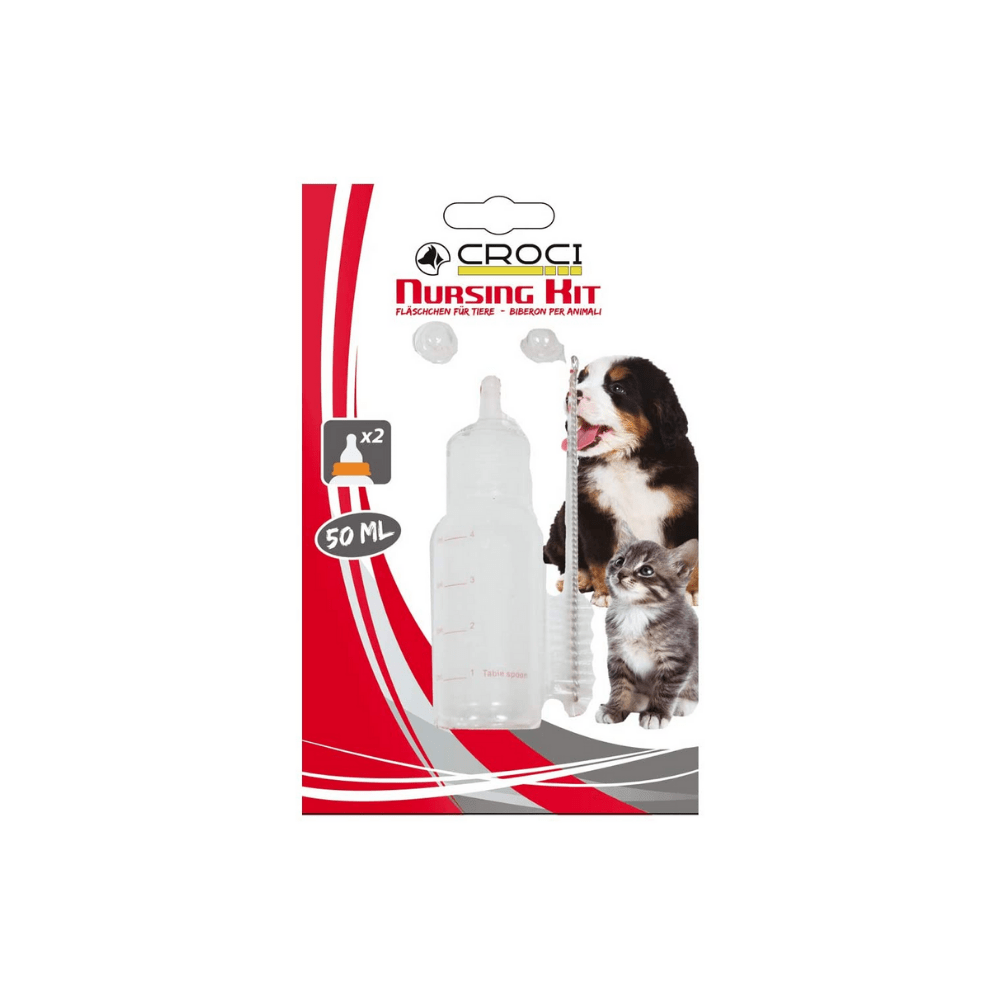 croci-care-and-hygiene-kit-biberon-chiot-chaton-50-ml-3-t-tines image 2