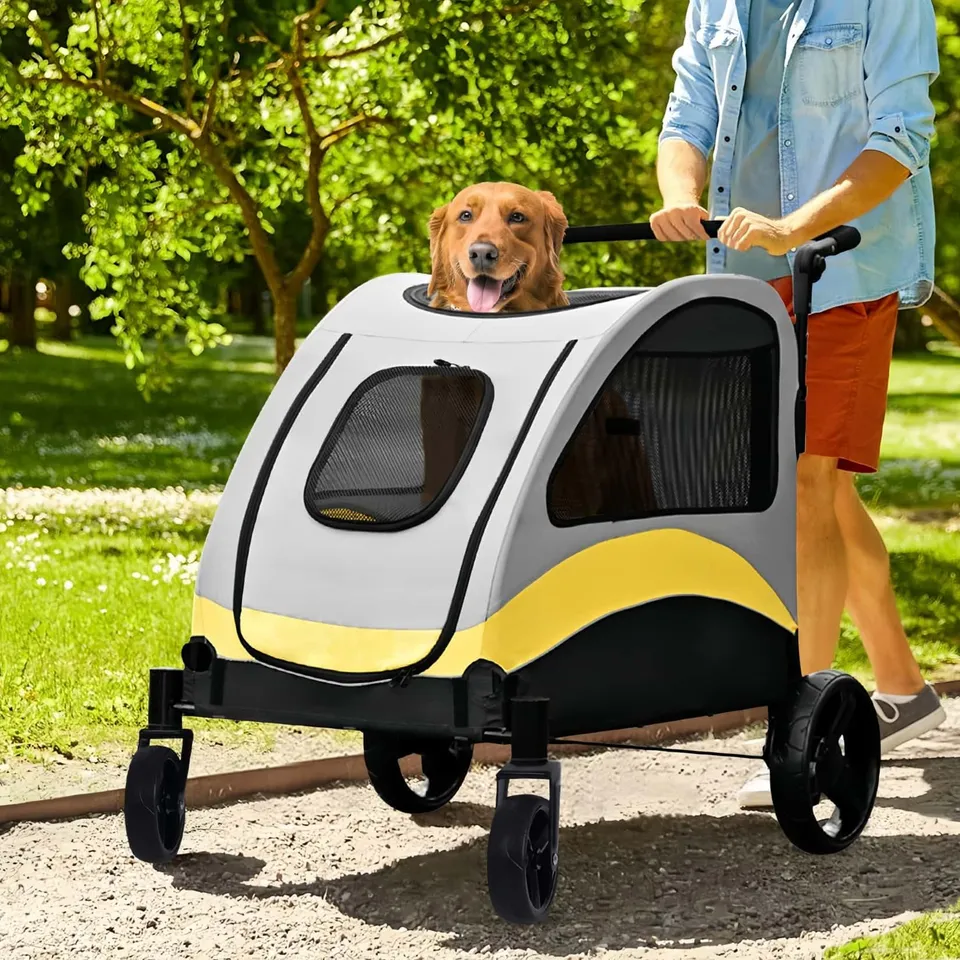 bingopaw-poussette-chien-xl-pliable-65-kg-grand-chien image 1