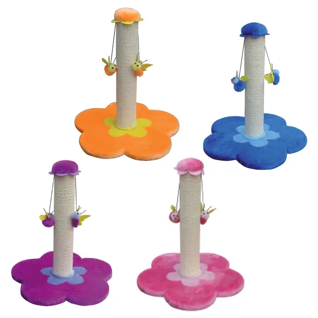 croci-flowers-lily-griffoir-chat-fleur-avec-jouets image 1