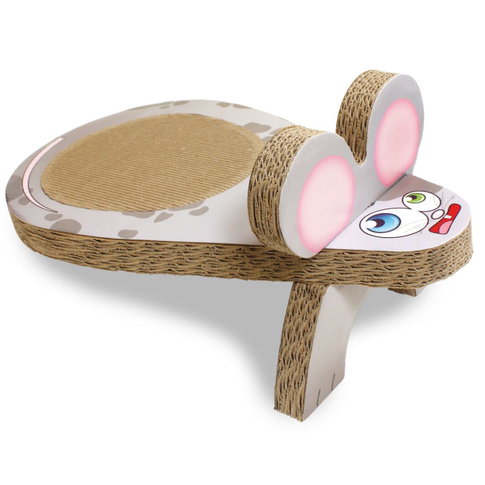 croci-gastone-mouse-griffoir-chat-carton-25x45-cm image 1