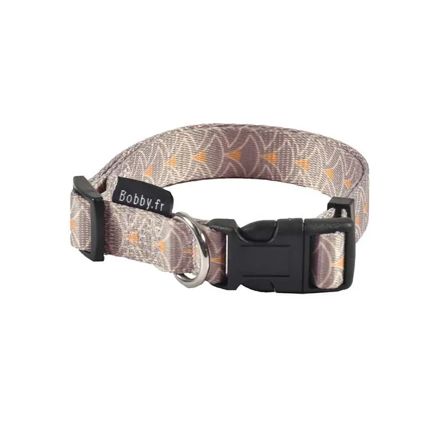 croci-bobby-geisha-collier-chien-nylon-bleu-25-40-cm image 1