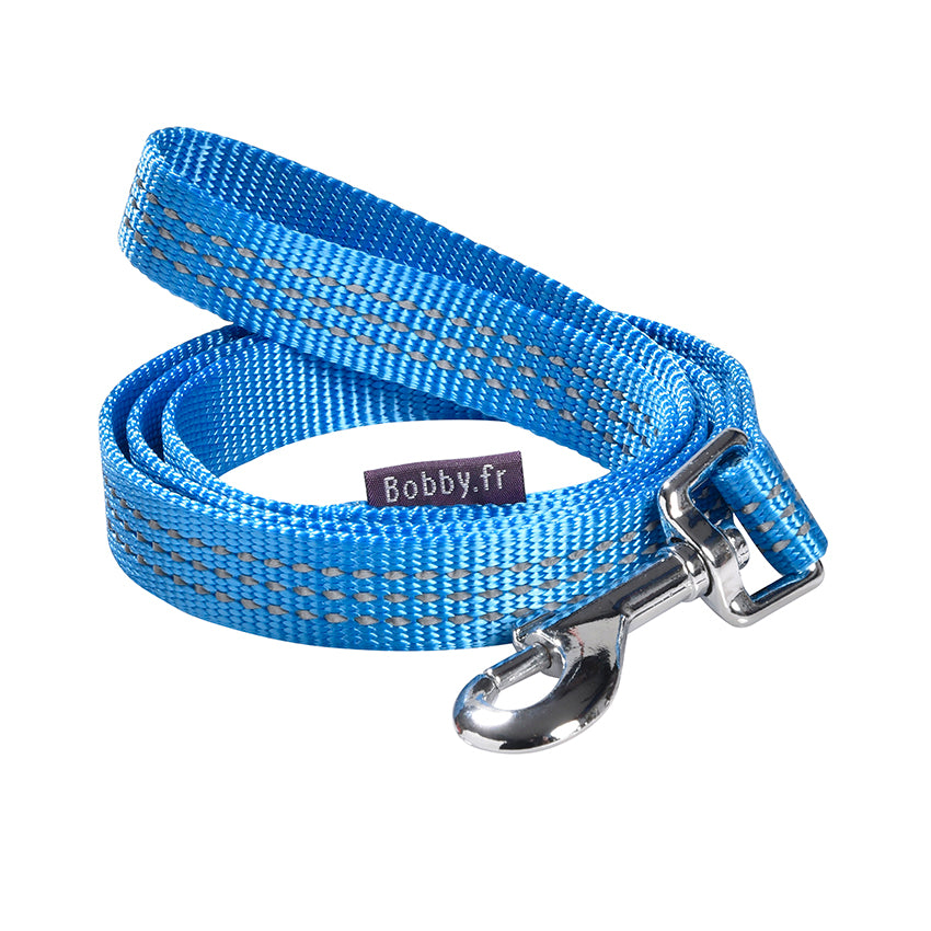 croci-bobby-safe-laisse-nylon-chien-noire-s-m-r-glable image 2