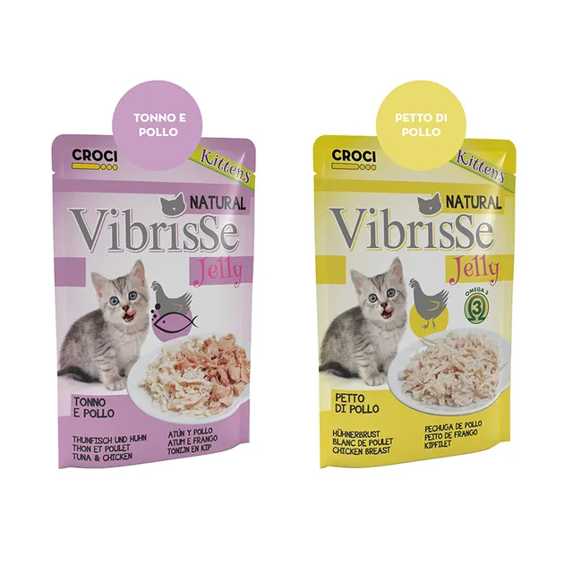 croci-vibrisse-sachet-chat-gel-e-thon-poulet-70-g image 1