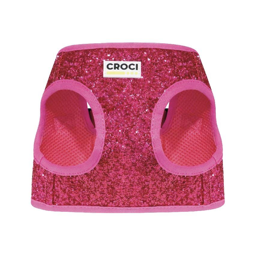 croci-sparkling-candy-harnais-chien-bleu-42-55-cm image 1