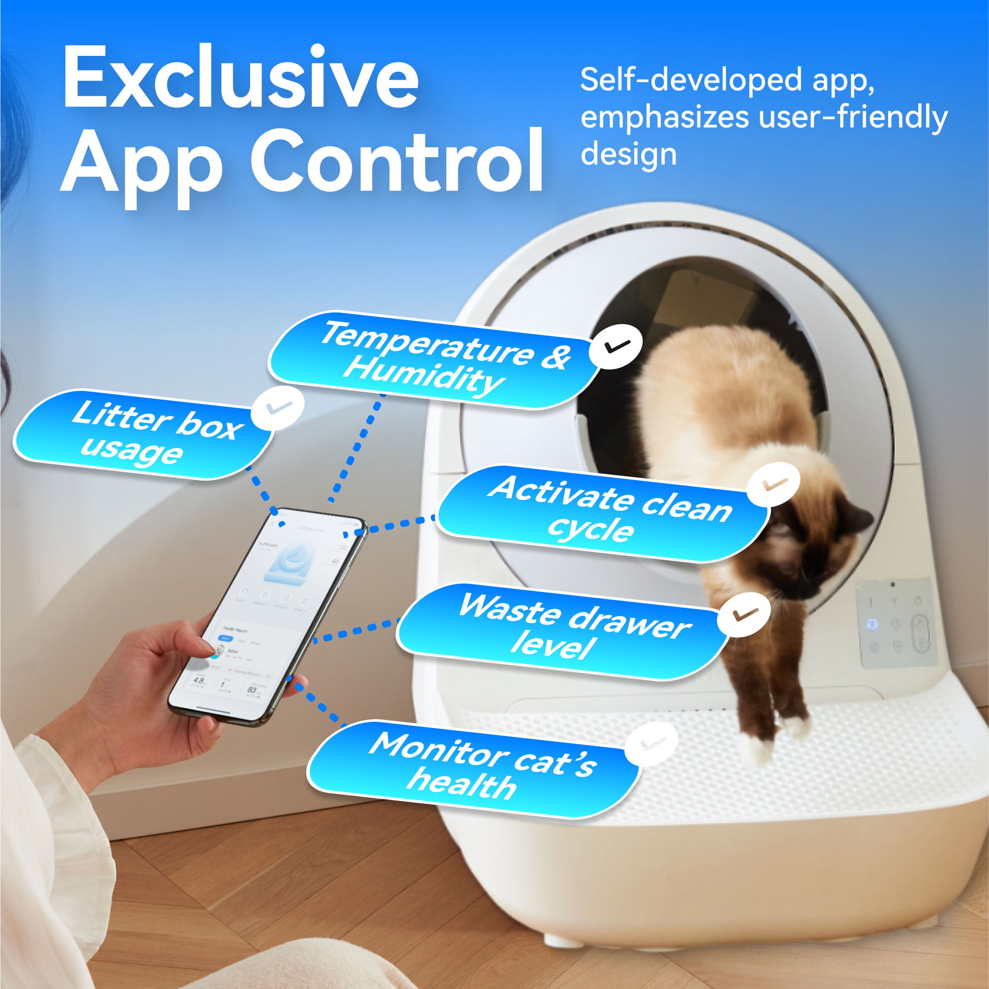 catlink-scooper-luxury-pro-x-liti-re-automatique-double-set-x2 image 2