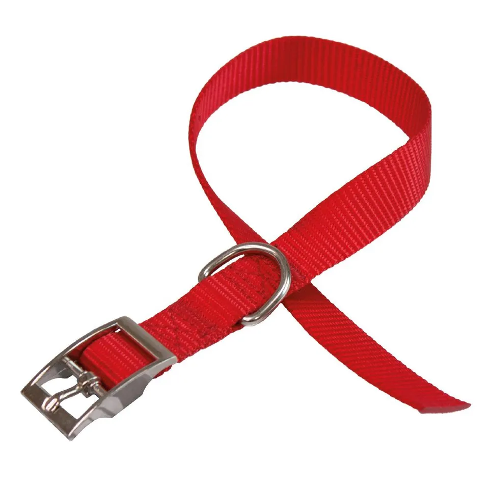 croci-nylon-collier-chien-nylon-bleu-1-x-33-cm-r-glable image 1