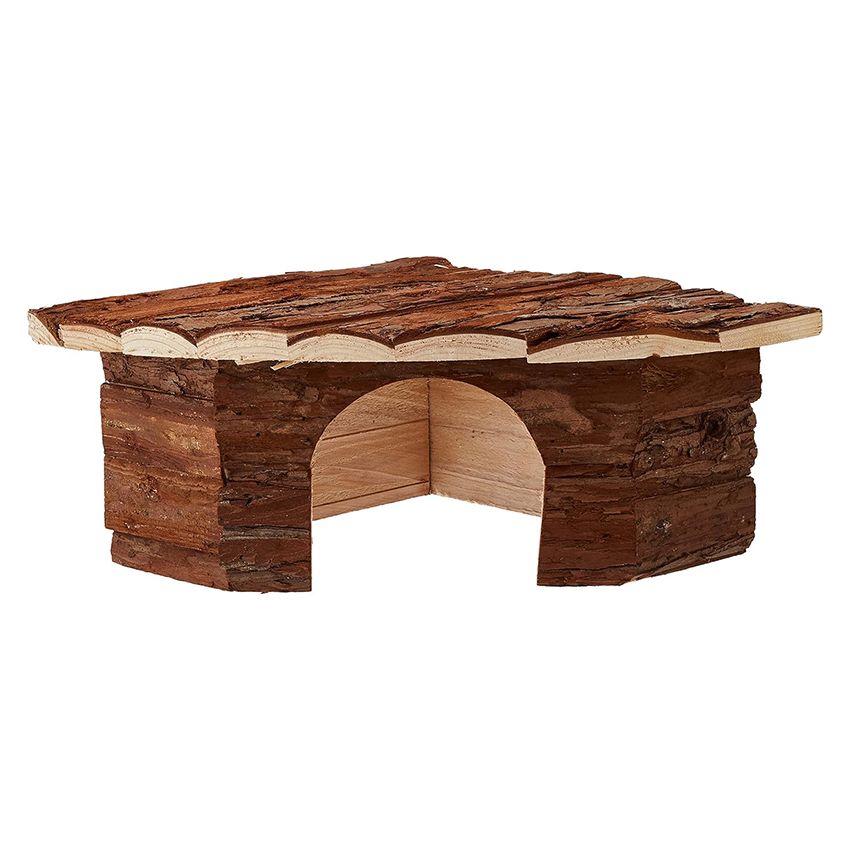 croci-wood-corner-house-maison-rongeur-bois-angle-32cm image 1