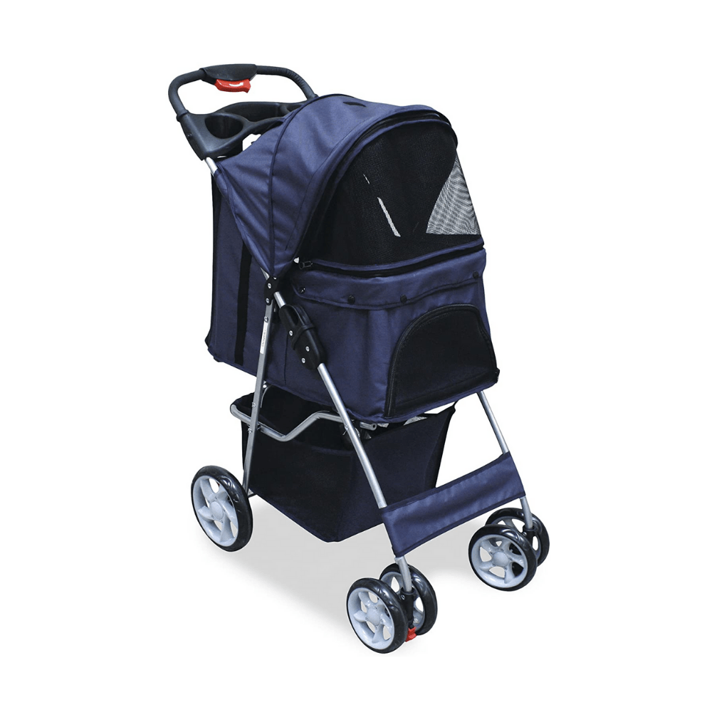 croci-bags-and-carriers-dog-stroller-poussette-chien-avec-coussin image 2