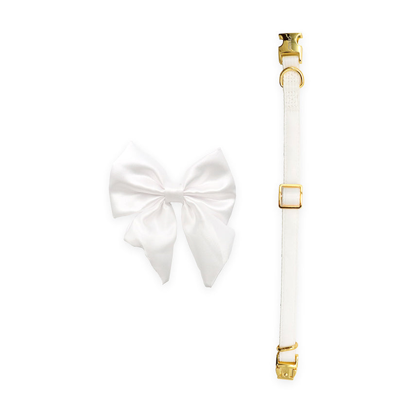 croci-ceremony-bride-collier-chien-satin-n-ud-28-44-cm image 2