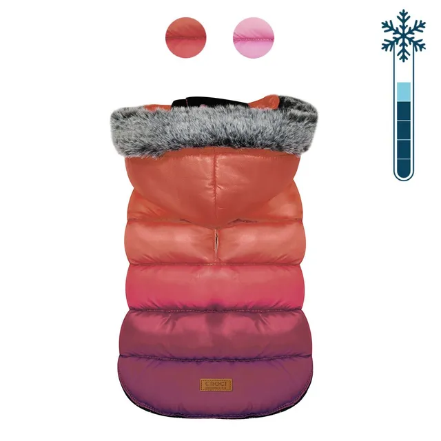 croci-sunset-manteau-chien-imperm-able-rouge-40-cm image 1