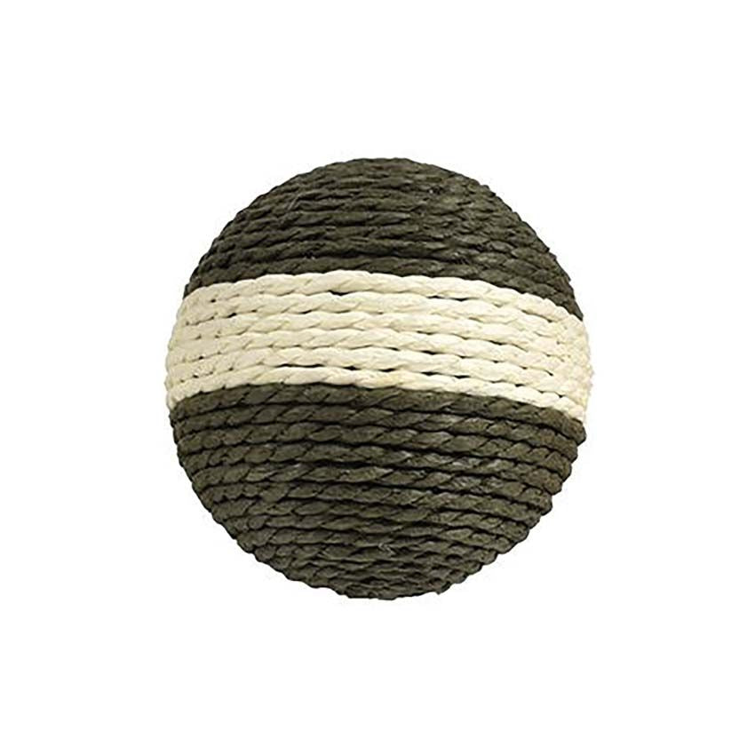 croci-bobby-balle-chat-corde-papier-grise-10-cm image 2