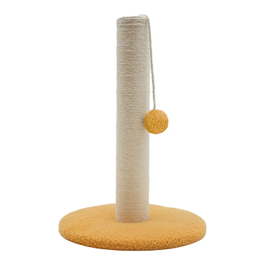 croci-griffoir-chat-peluche-balle-jaune image 1