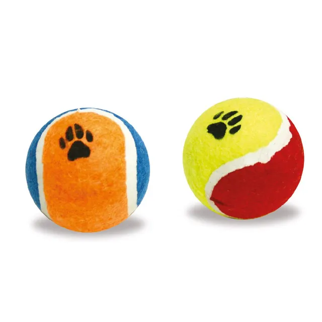 croci-balle-tennis-jouet-chien-6-5-cm-couleurs image 1