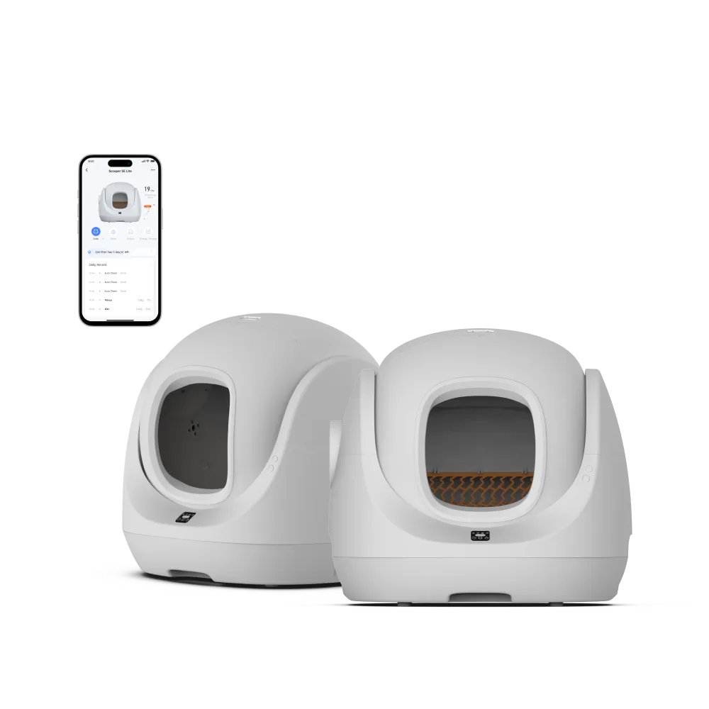 catlink-scooper-se-lite-liti-re-autonettoyante-double-set-2-bacs image 1
