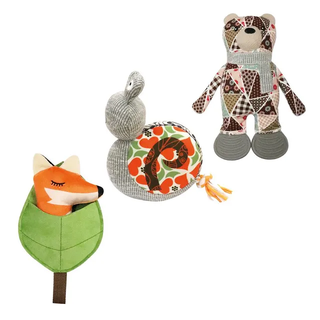 croci-boho-peluche-chien-ours-couineur-forestier image 1