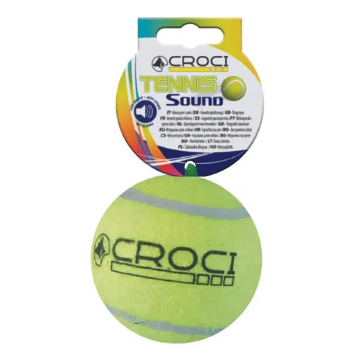 croci-tennis-sound-balle-pour-chien-sonore-10-cm image 1