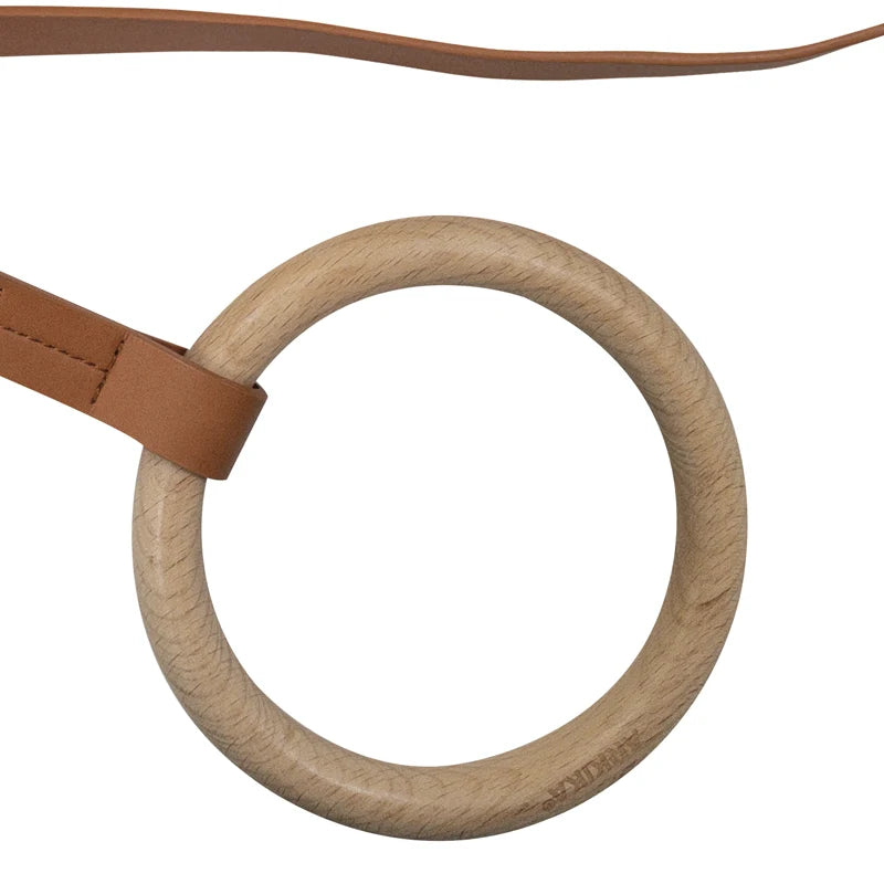 croci-round-chic-laisse-chien-cuir-v-gan-beige image 2