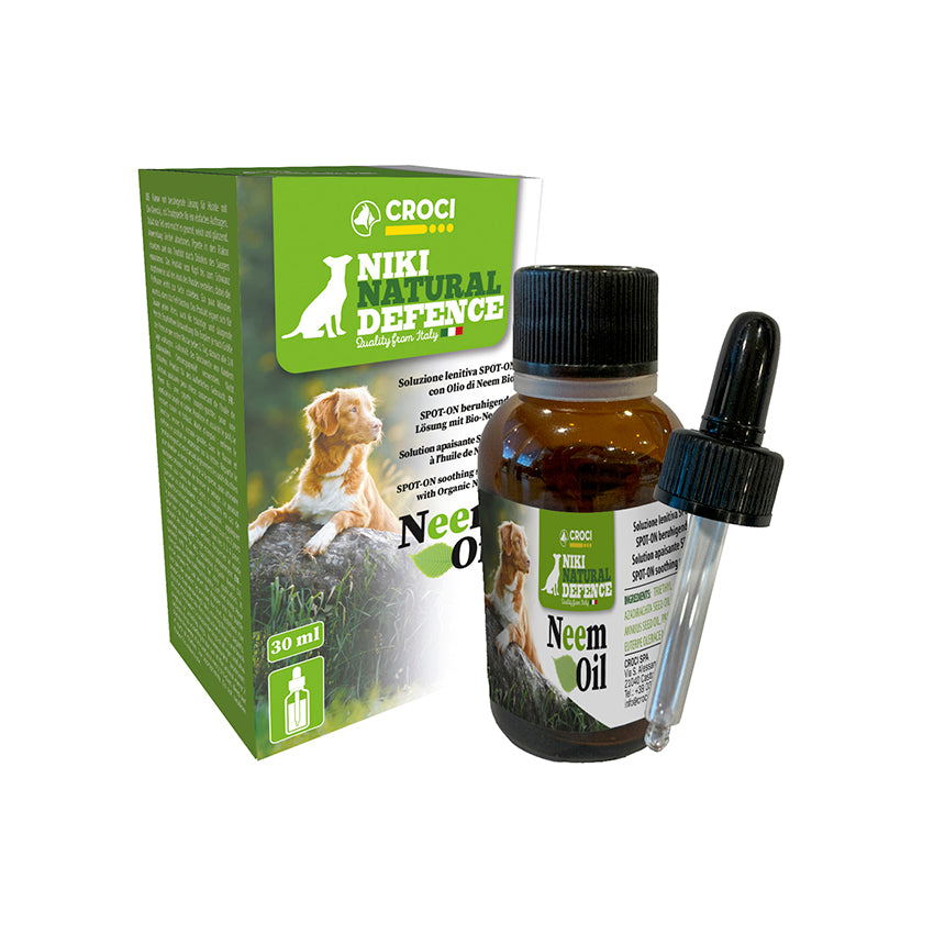 croci-niki-natural-defence-soin-apaisant-chien-huile-de-neem-30-ml image 1