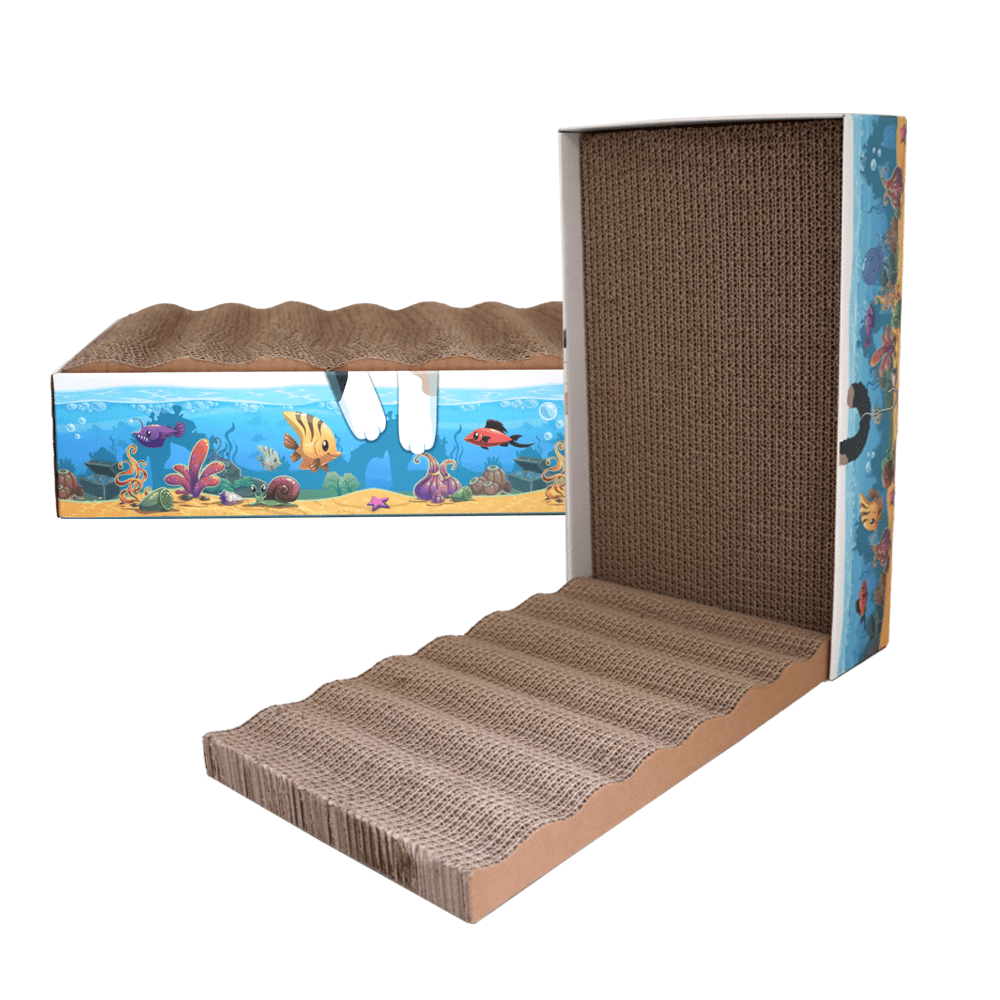 croci-multiscratcher-griffoir-carton-6en1-cataire image 1
