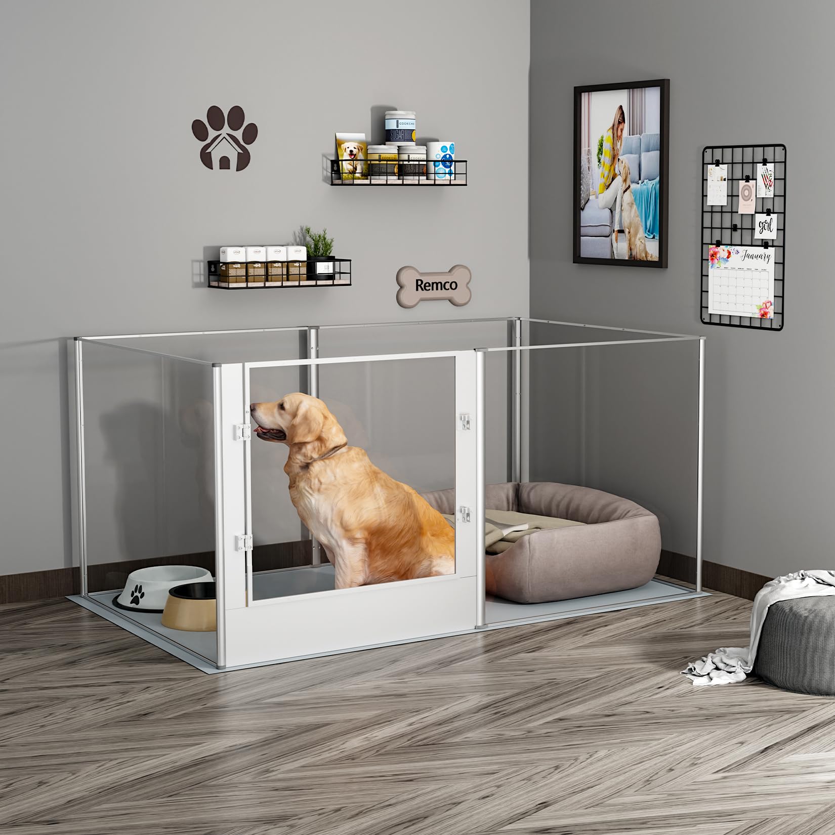 bingopaw-playpen-parc-chien-acrylique-163x102-5x80cm image 2