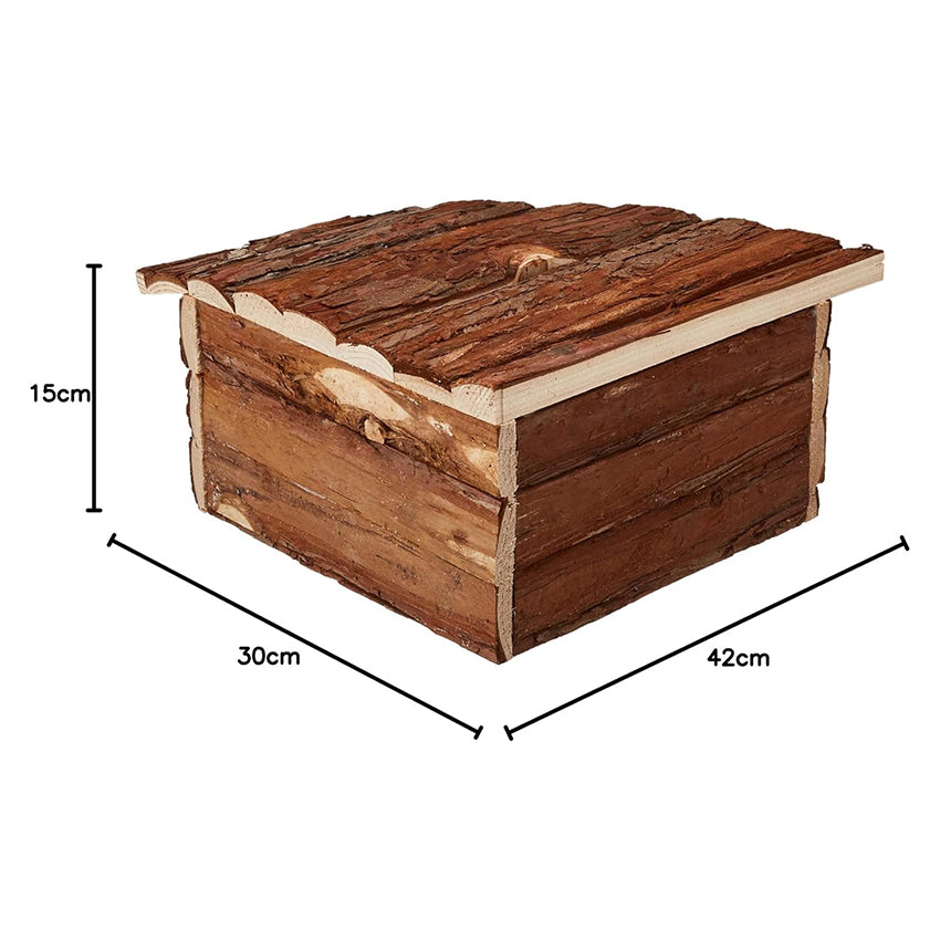croci-wood-corner-house-maison-rongeur-bois-angle-32cm image 4