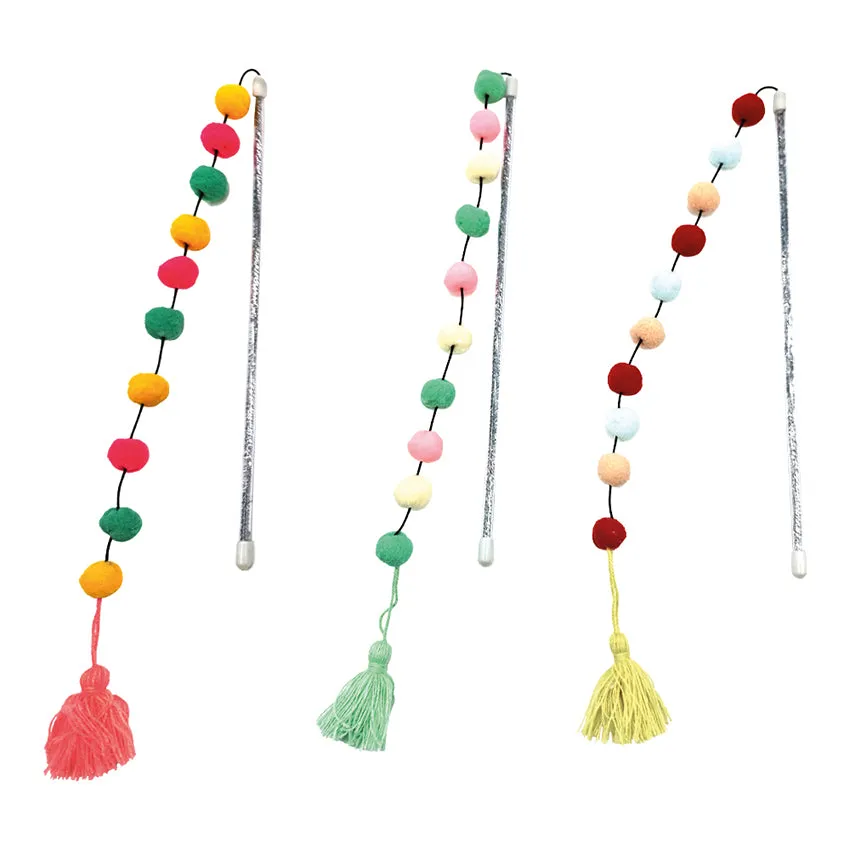croci-summer-baguette-chat-pompoms-30-5-cm image 1