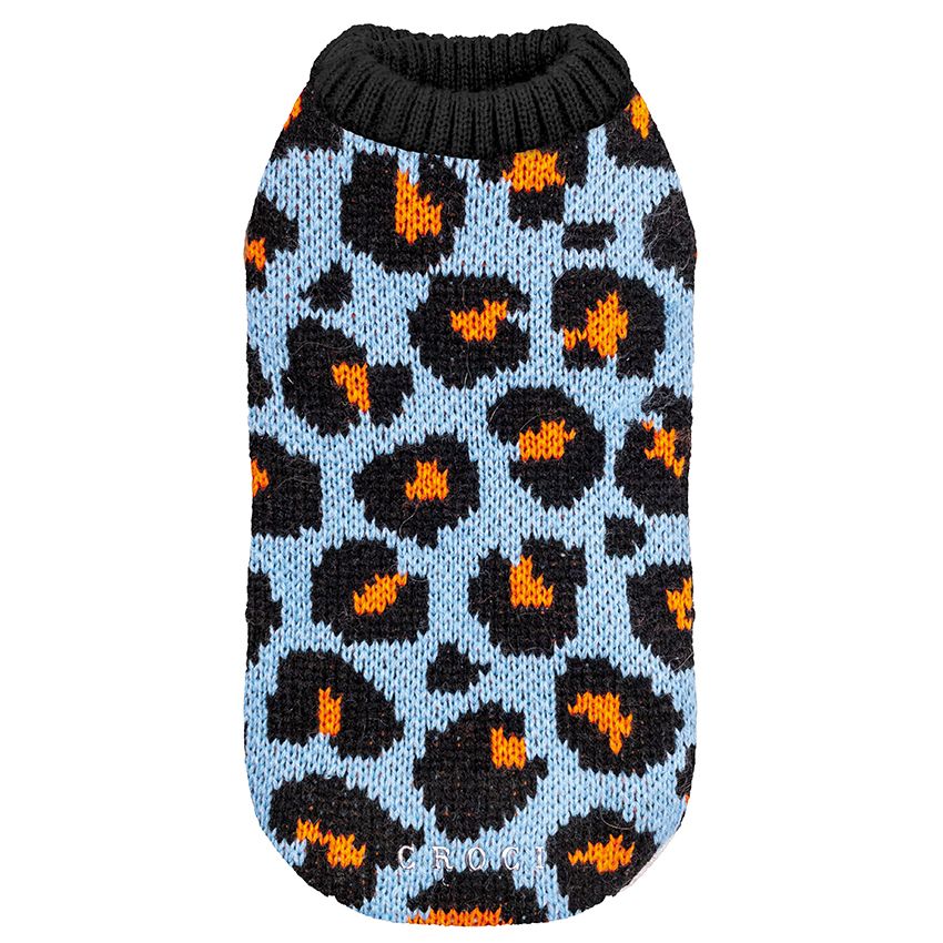 croci-cheetah-spot-pull-chien-l-opard-bleu-35-cm image 3