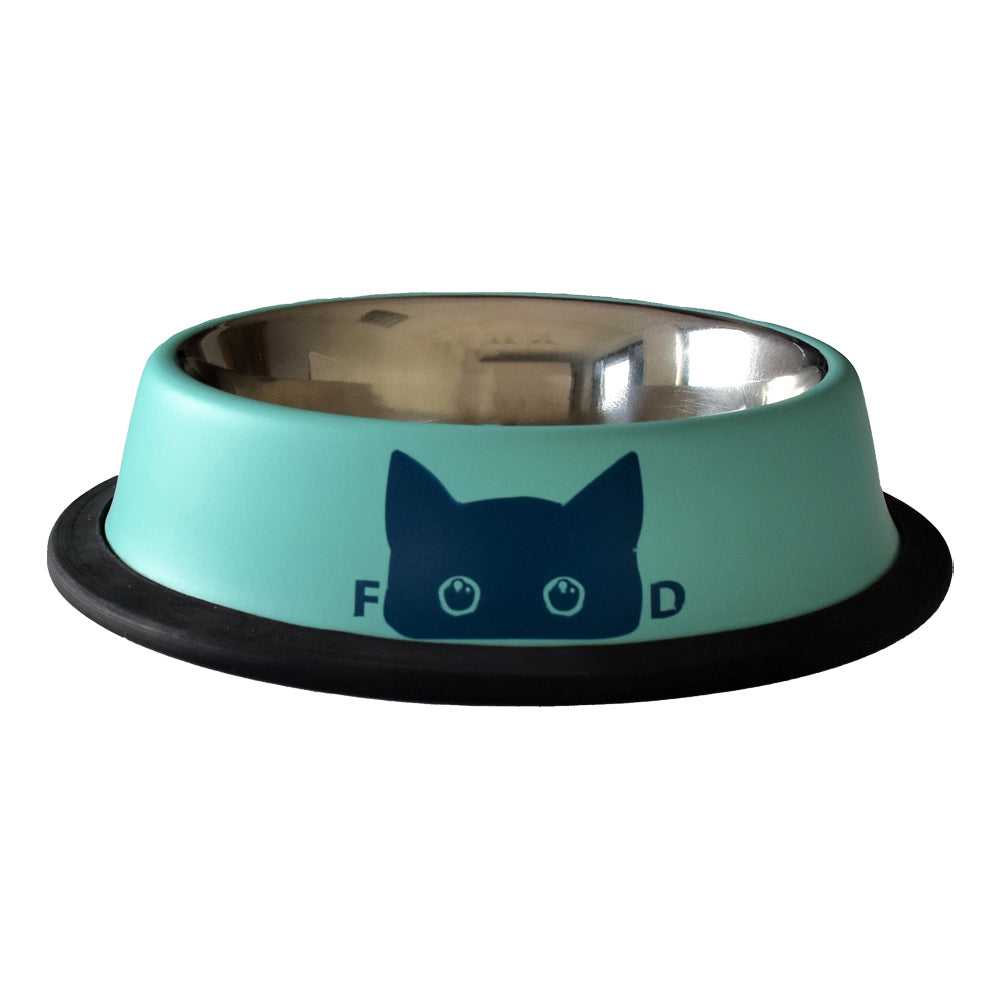 croci-bobby-chat-gamelle-chat-inox-blanche-240-ml image 3