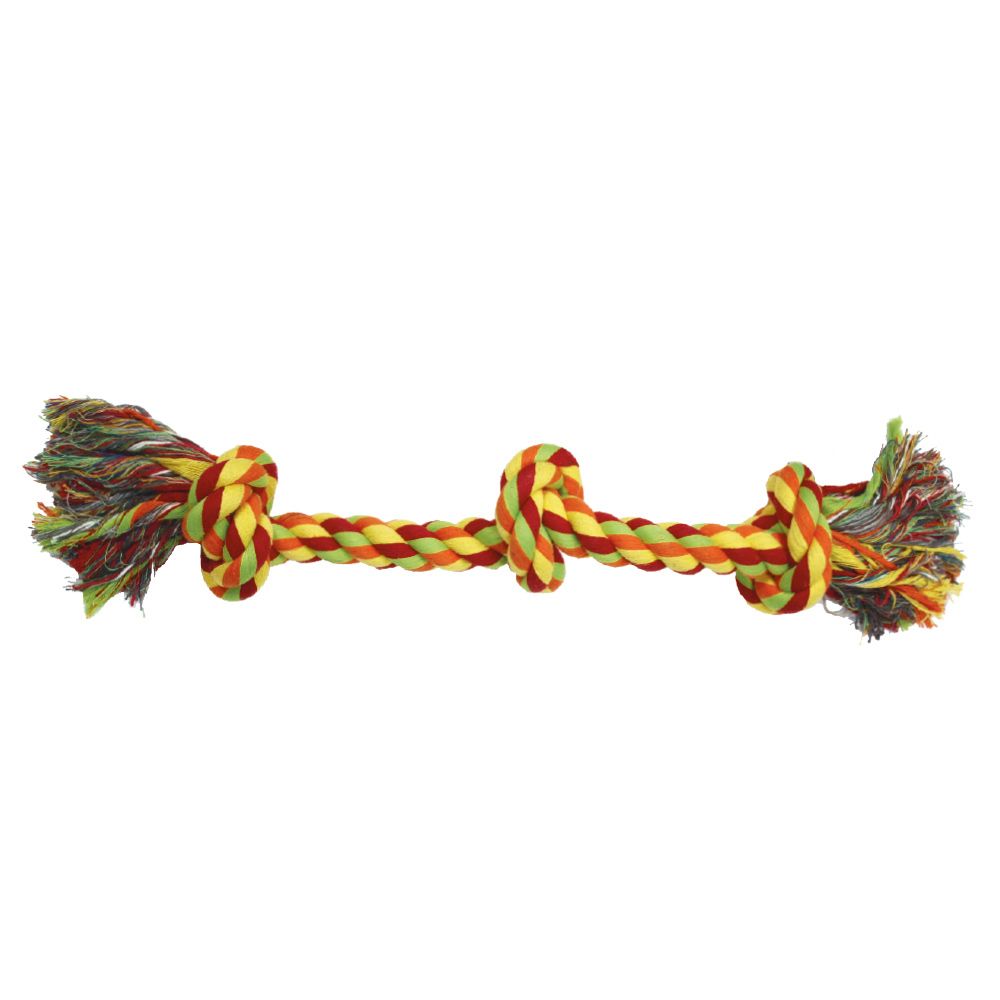 croci-cotonosso-jouet-chien-corde-3-n-uds-color-e image 1