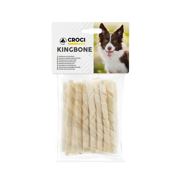 croci-king-bone-os-m-cher-chien-peau-de-b-uf-blanc image 1