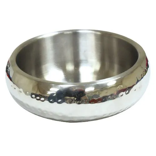 croci-metal-dots-gamelle-chien-inox-martel-370-ml image 1