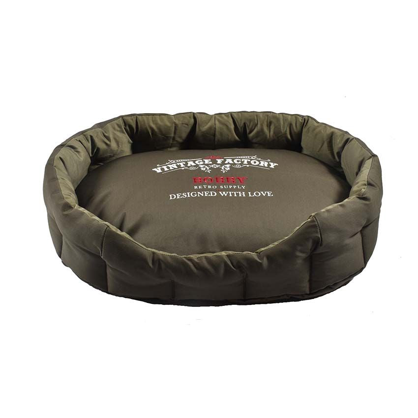 croci-bobby-coussin-chien-factory-d-houssable-kaki-noir image 3