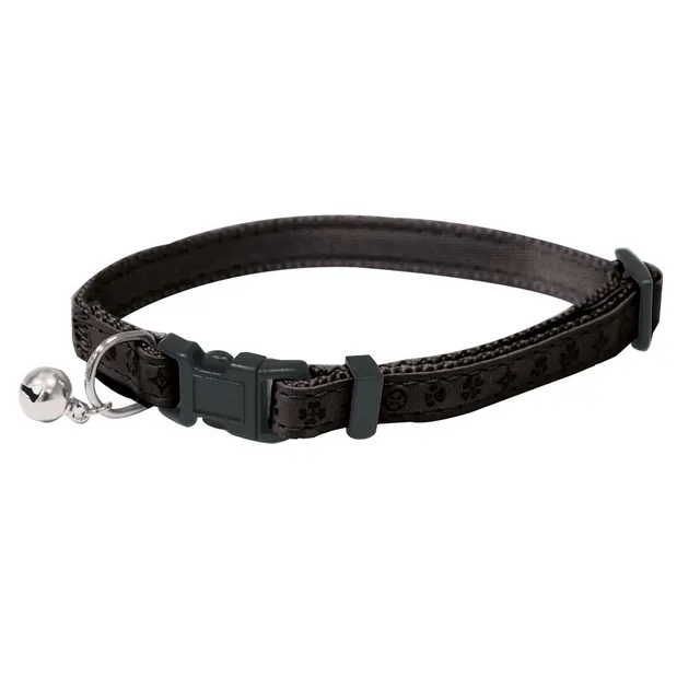 croci-mylord-collier-chat-r-glable-noir-nylon-classique image 1