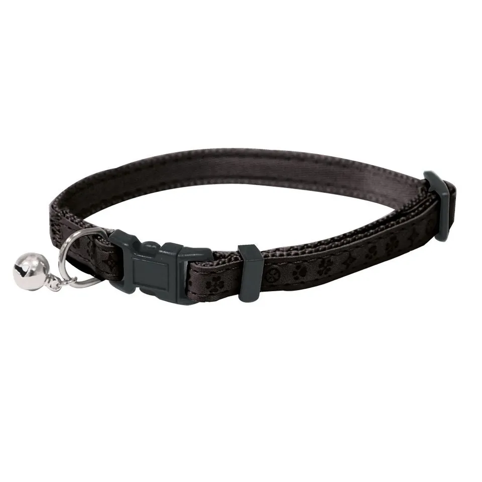croci-mylord-collier-chat-r-glable-noir-nylon-classique image 1