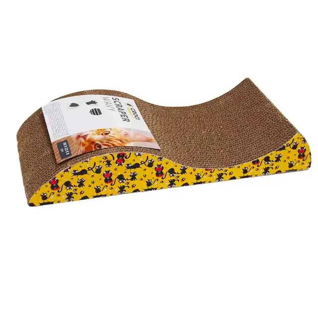 croci-wavy-griffoir-chat-carton-vague-herbe-chat image 1