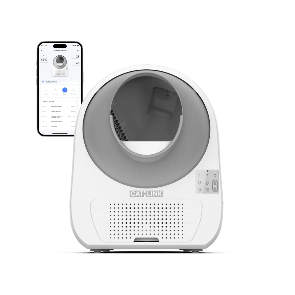 catlink-scooper-luxury-pro-x-liti-re-automatique-anti-odeurs-blanche image 1