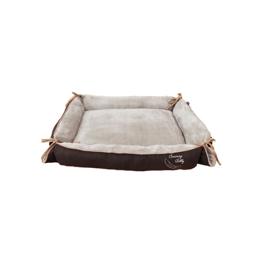 croci-bobby-multirelax-panier-chien-bleu-coussin-plaid image 3