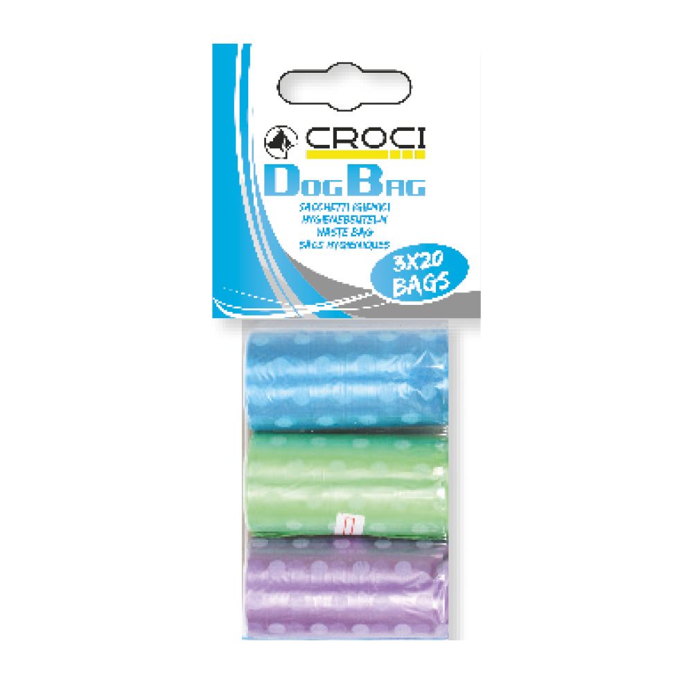 croci-polka-dots-sacs-hygi-ne-chien-pois-lot-60 image 2