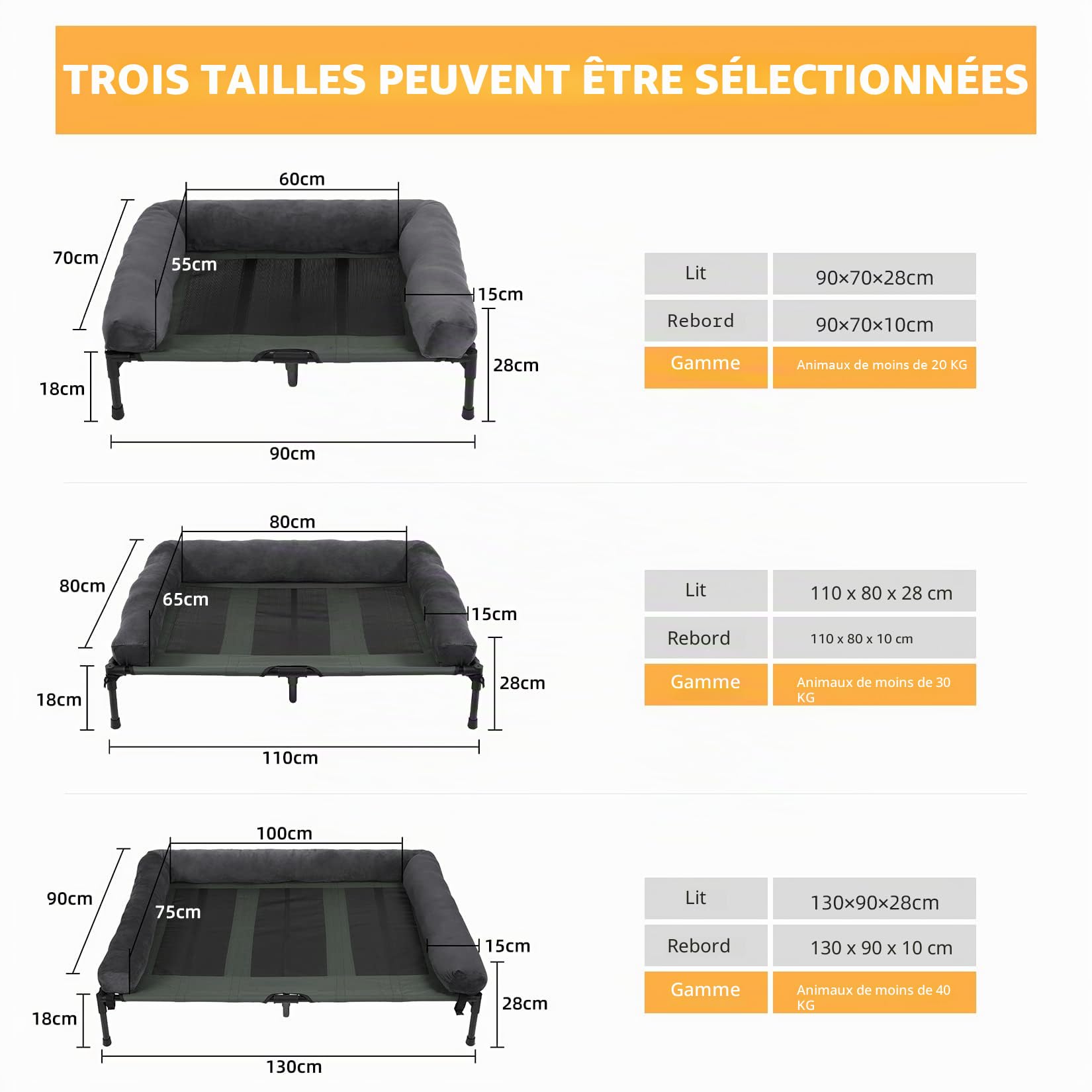 bingopaw-dog-bed-lit-sur-lev-chien-xxl-130-cm-gris image 5