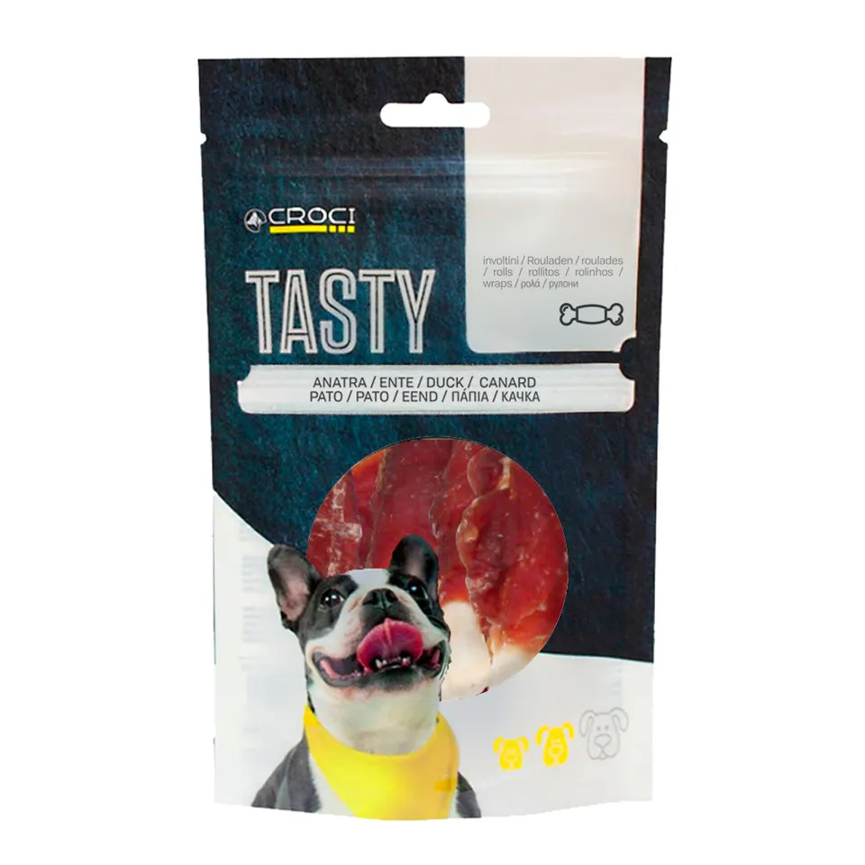 croci-tasty-duck-rolls-friandise-chien-canard-80-g image 1