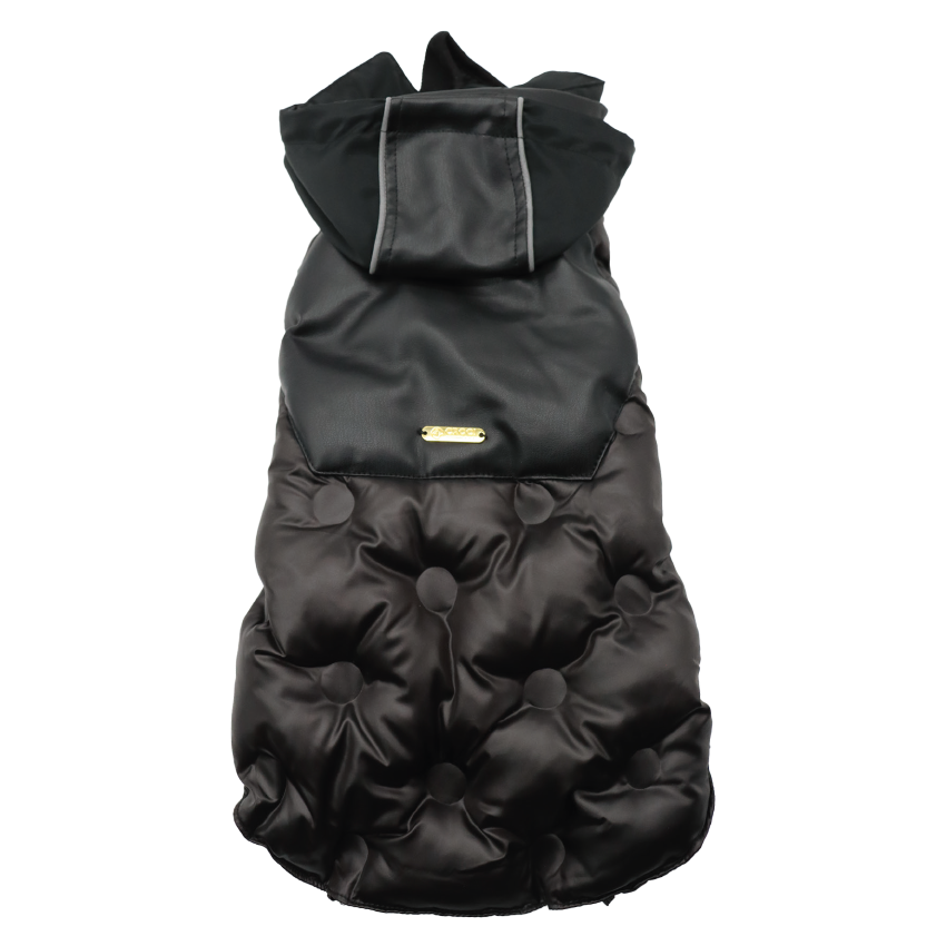 croci-dog-clothing-pea-giubbotto-manteau-chien-noir-40-cm-imperm-able image 2