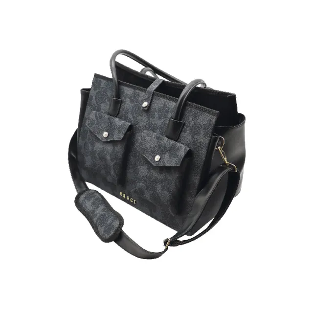 croci-lacy-sac-transport-chien-40x22-cm-simili-cuir image 1