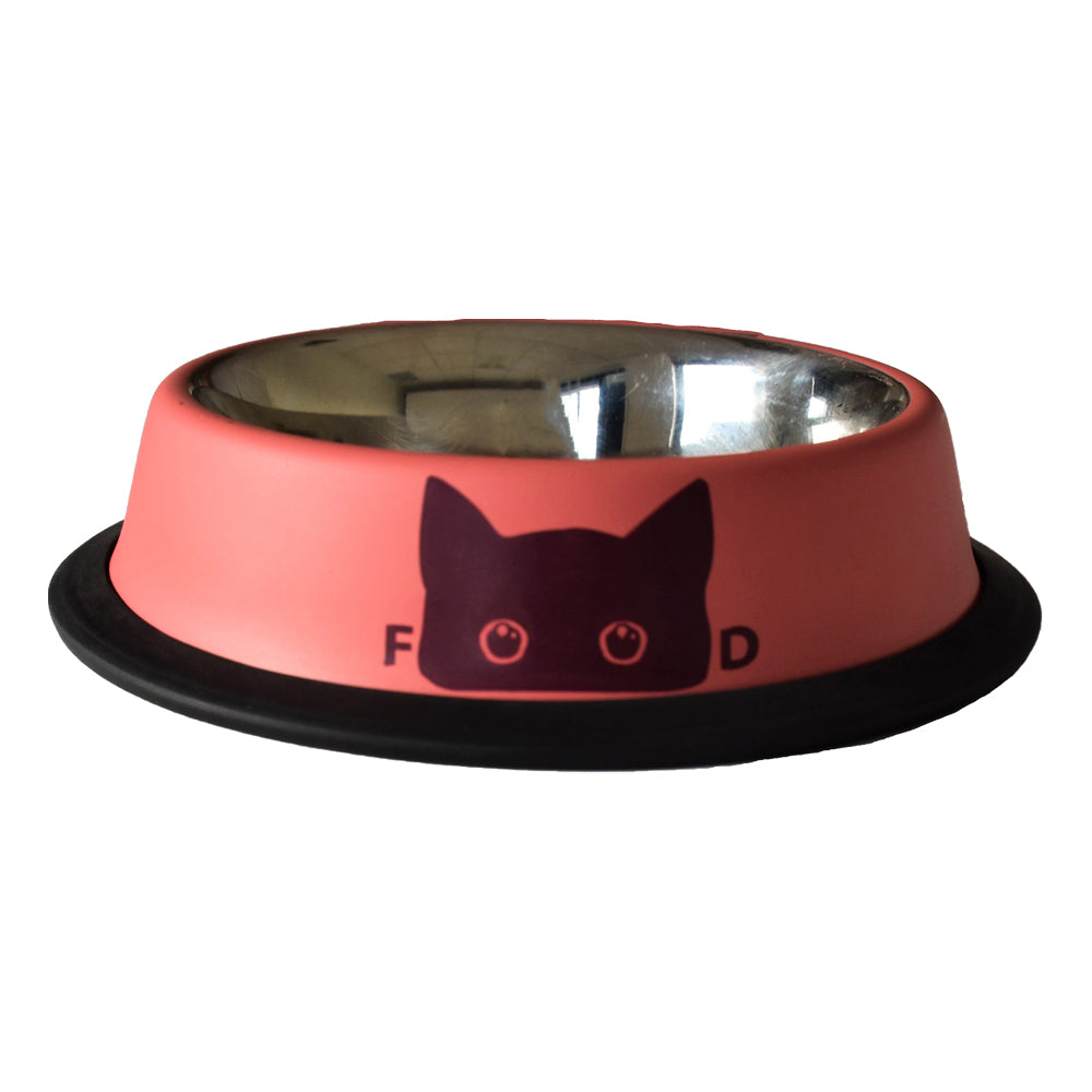 croci-bobby-chat-gamelle-chat-inox-blanche-240-ml image 5