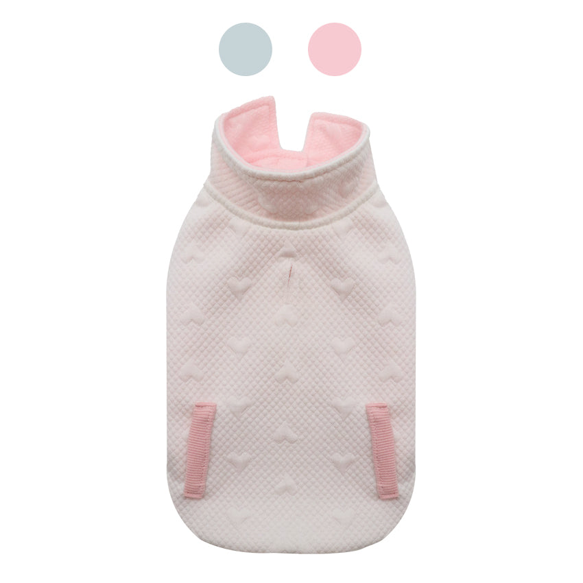 croci-lollipop-sweat-chien-rose-20-cm-teddy-coeurs-charme-bijou image 1