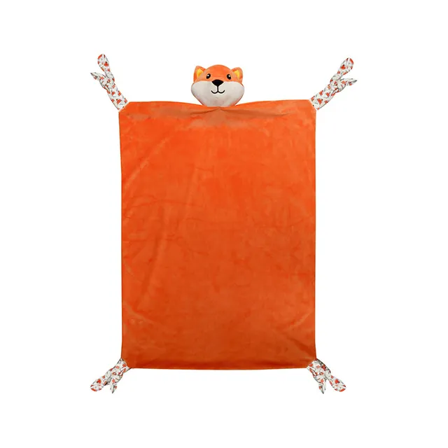 croci-baby-tails-doudou-couverture-chiot-renard-117-cm image 1